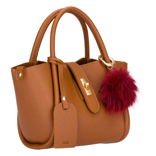 Mini borsa con pon pon
