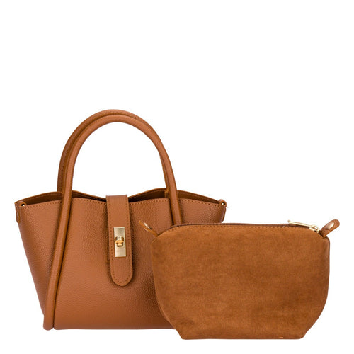 Mini borsa con pon pon