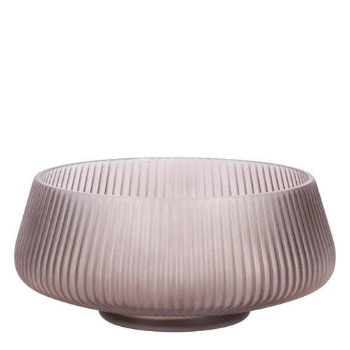 Centrotavola in vetro plissée, Pure Elegance