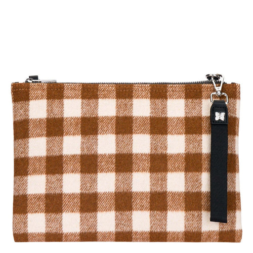 Borsa tracolla neoprene, buffalo check