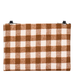 Borsa tracolla neoprene, buffalo check