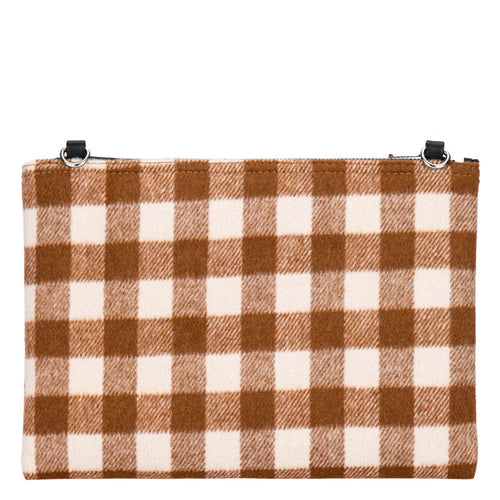 Borsa tracolla neoprene, buffalo check