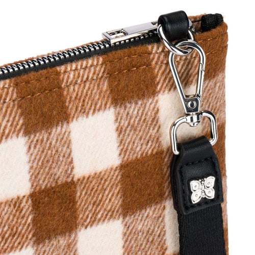 Borsa tracolla neoprene, buffalo check