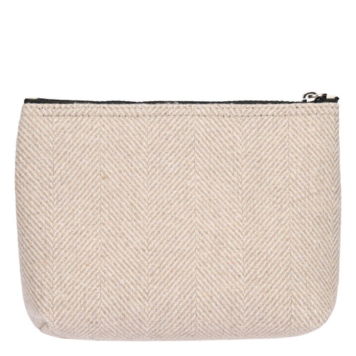 Pochette neoprene, grigio tweed