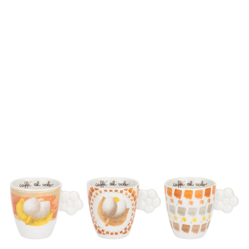 Set 6 Tazzine Espresso con piattino, Tulipani