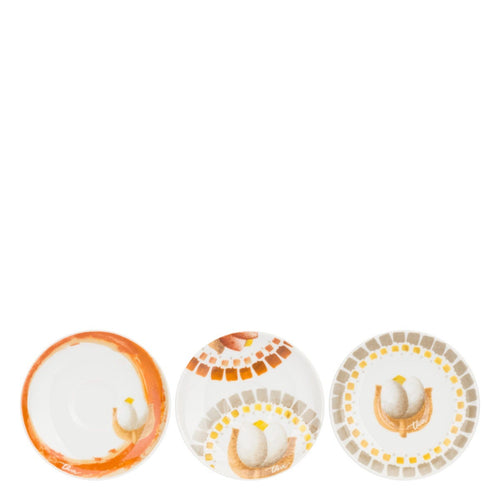 Set 6 Tazzine Espresso con piattino, Tulipani - THUN T13326653P00