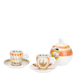 Set 2 Tazzine con piattino e Zuccheriera, Tulipani - THUN T13327505P00