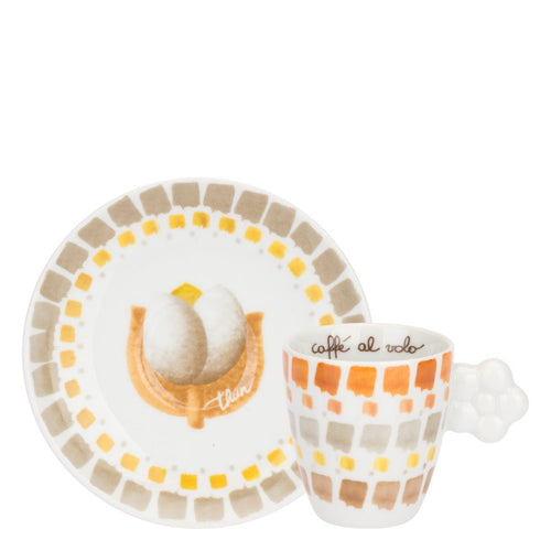Set 2 Tazzine con piattino e Zuccheriera, Tulipani - THUN T13327505P00