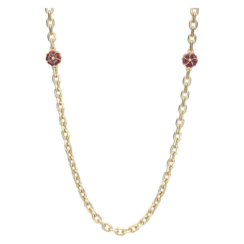 Collana con primule