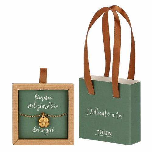 Collana con quadrifoglio