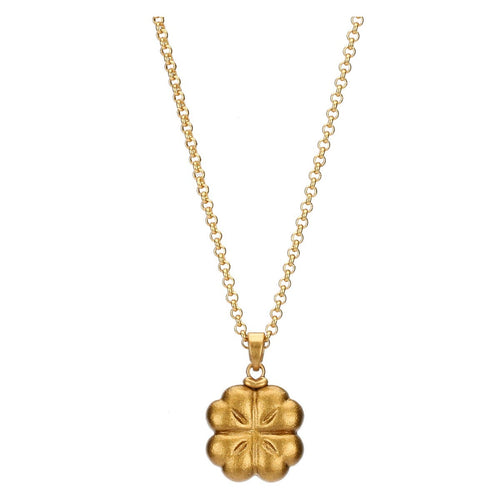 Collana con quadrifoglio