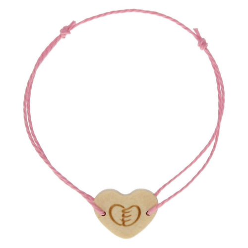Scatolina solidale con filo d'amore rosa - Fondazione Lene Thun