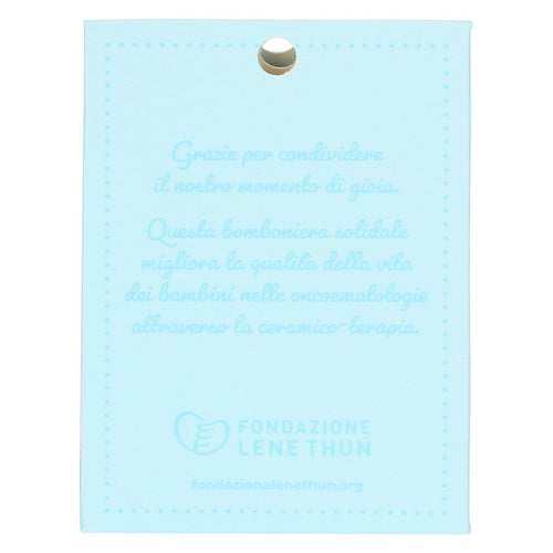 Cerimonia Solidale - scatolina azzurra con Filo d'Amore